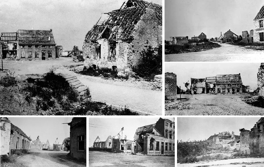 collage totale vernietiging van ramskapelle